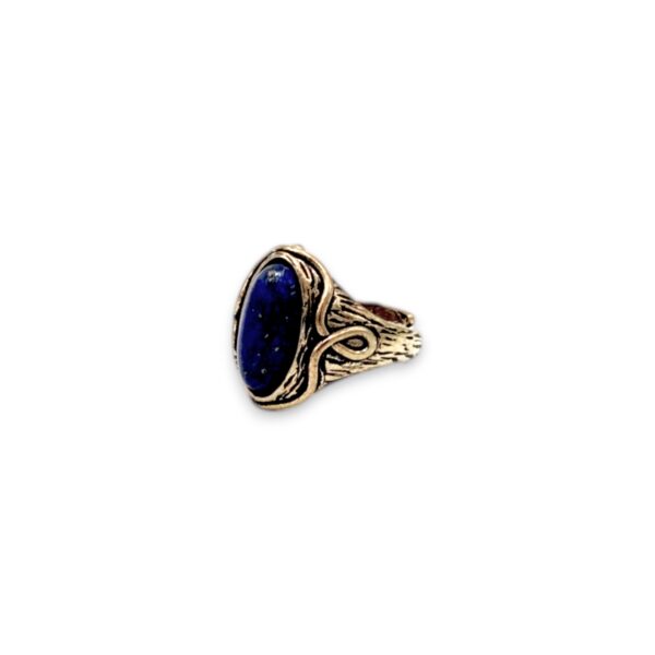 Lapis Bronz Doğal Taş Yüzük