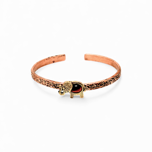 Kaplangözü Doğal Taş Fil Bakır Bileklik